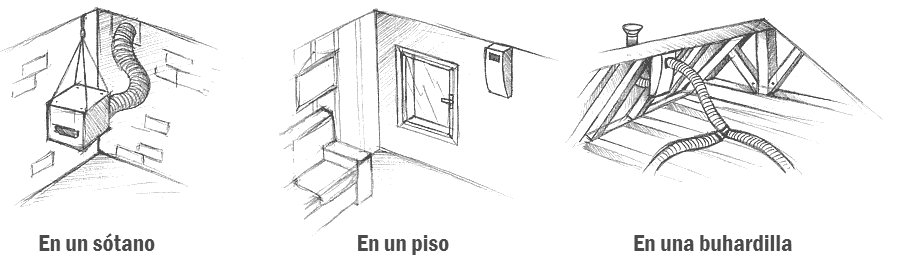 differente installation ventilation mecanique