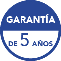 garantía 5 años